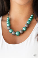 Color Me CEO - Green Necklace Paparazzi