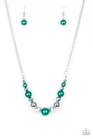 The Big-Leaguer - Green Necklace Paparazzi