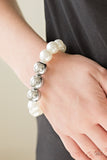 All Dressed UPTOWN - White Pearl Bracelet Paparazzi