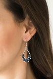 Fancy First - Blue Earrings Paparazzi