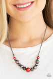 The Big-Leaguer - Multi - Colored Necklace Paparazzi