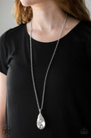 Spellbinding Sparkle - White Necklace Paparazzi