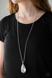 Spellbinding Sparkle - White Necklace Paparazzi