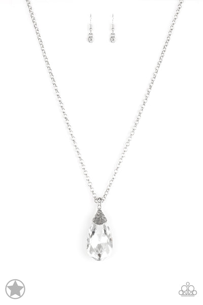 Spellbinding Sparkle - White Necklace Paparazzi