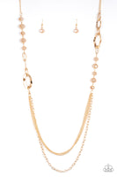 Modern Girl Glam - Gold Necklace Paparazzi