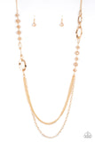 Modern Girl Glam - Gold Necklace Paparazzi