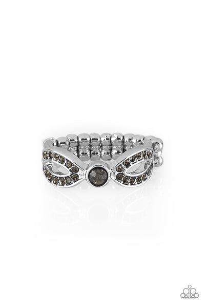 Extra Side Of Elegance - Silver Ring Paparazzi