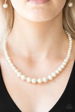 Royal Romance - White Necklace Paparazzi