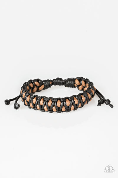 KNOT Again! - Black Urban Bracelet Paparazzi