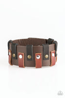 Modern Musketeer - Brown Bracelet Paparazzi