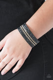 Rebel Radiance - Black Wrap Bracelet Paparazzi