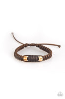 Tiki Traveler - Brown Urban Bracelet Paparazzi