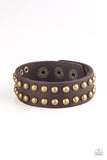 Biker Bold - Brown Urban Bracelet Paparazzi