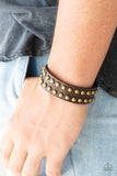 Biker Bold - Brown Urban Bracelet Paparazzi