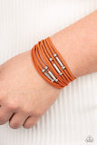 Back To BACKPACKER - Orange Bracelet Paparazzi