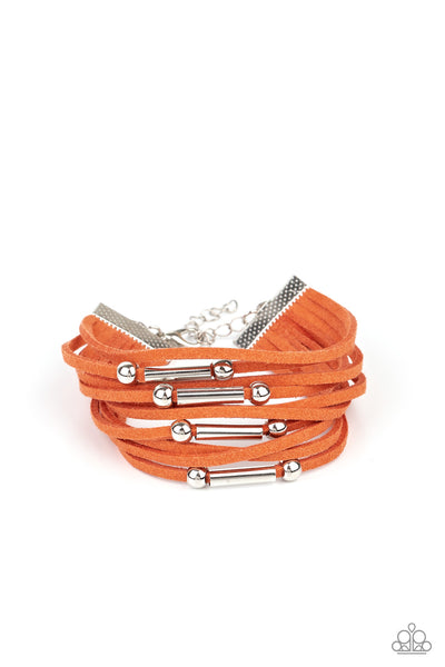 Back To BACKPACKER - Orange Bracelet Paparazzi