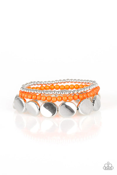 Beyond The Basics - Orange Bracelet Paparazzi