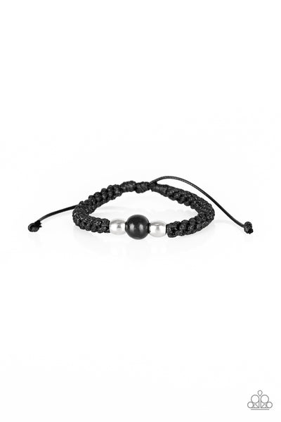 Once Upon A FORESTER - Black Urban Bracelet Paparazzi