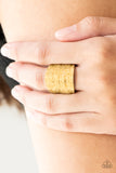 Paleo Patterns - Gold Ring Paparazzi