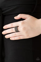 Tell Me How You Really FRILL - Black Ring Paparazzi