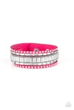 Rock Star Rocker - Pink Wrap Bracelet