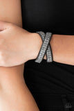 Rock Band Refinement - Black Bracelet Paparazzi