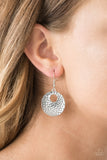 A Taste For Texture - Silver Earrings Paparazzi