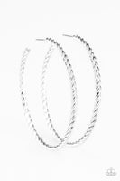 Keep It Chic - Silver Hoop Earrings Paparazzi