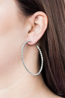 Keep It Chic - Silver Hoop Earrings Paparazzi