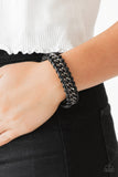 Racer Edge - Black Bracelet Paparazzi