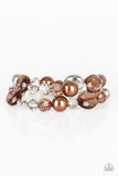 Downtown Dazzle - Brown Bracelet Paparazzi