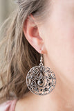 Choose To Sparkle - Black Earrings Paparazzi