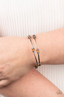 Into Infinity - Orange Bracelet Paparazzi