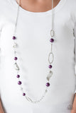 All About Me - Purple Necklace Paparazzi