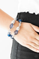 Downtown Dazzle - Blue Bracelet Paparazzi