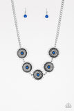 Me-dallions, Myself, and I - Blue Necklace Paparazzi