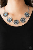 Me-dallions, Myself, and I - Blue Necklace Paparazzi