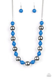 Top Pop - Blue Necklace Paparazzi