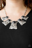 Cougar - Black & Silver Necklace Paparazzi