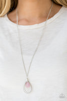 Teardrop Tranquility - Pink Necklace Paparazzi