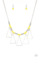 Terra Nouveau - Yellow Neckace Paparazzi