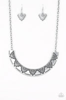 Persian Pharaoh - Silver Necklace Paparazzi