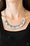 Persian Pharaoh - Silver Necklace Paparazzi