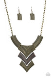 Fiercely Pharaoh - Multi-Colored Necklace Paparazzi