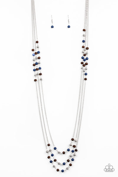 Seasonal Sensation - Blue Necklace Paparazzi