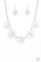 Budding Beauty - Silver Necklace Paparazzi