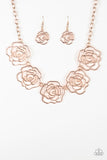 Budding Beauty - Rose Gold Necklace Paparazzi