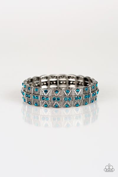 Modern Magnificence - Blue Bracelet Paparazzi