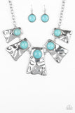 Cougar - Blue Necklace Paparazzi