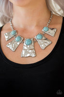 Cougar - Blue Necklace Paparazzi